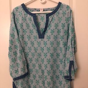 Rikshaw Design 100% Cotton Tunic/Cover-Up size Large